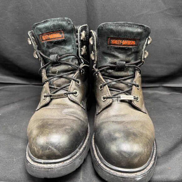 Vintage Harley Davidson 91015 Black Leather Motorcycle Boots Men’s Sz. 8.5